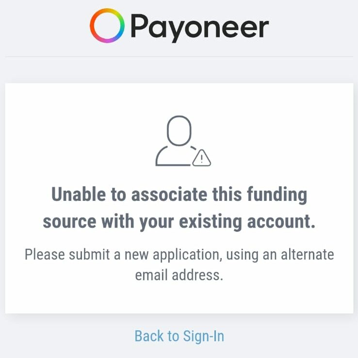 How I solved Error linking Payoneer to Jazzcash